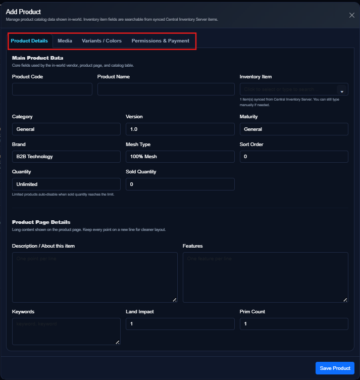 Product Details